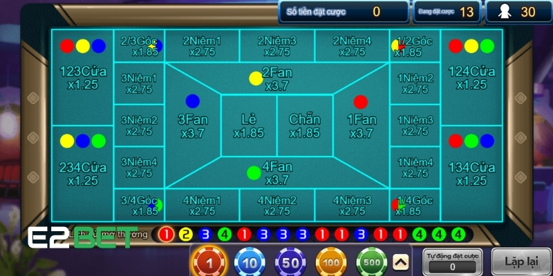 Bài Fantan trên E2BET mang đến trải nghiệm chơi mượt mà, thú vị