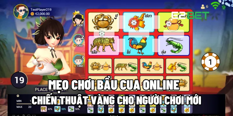 Mẹo chơi bầu cua online